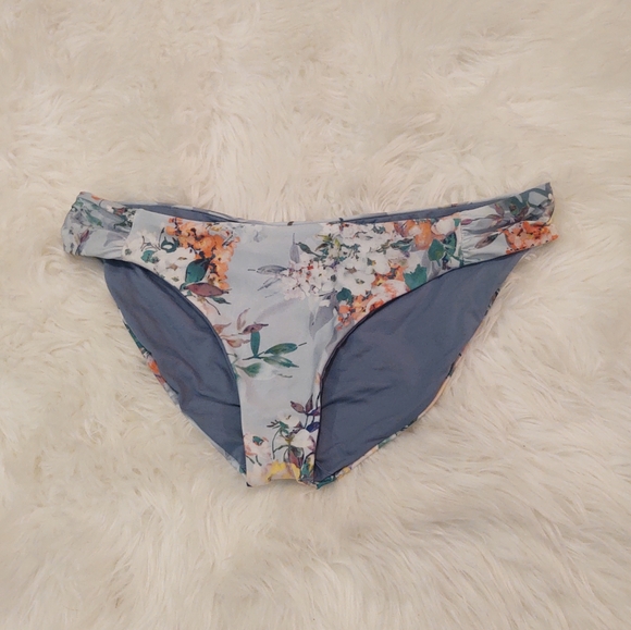 Becca Femme Flora Hipster Shirred Bikini Bottom - Picture 2 of 7